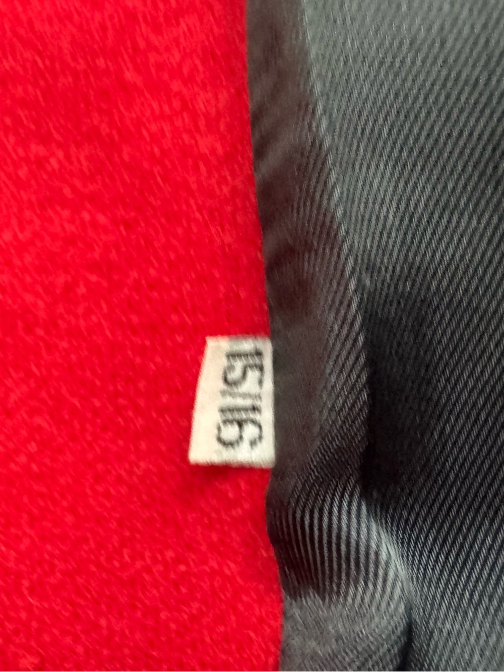 Vintage International Scene Red Hooded Wool Look Toggle Coat XL With Gloves - Picture 7 of 8